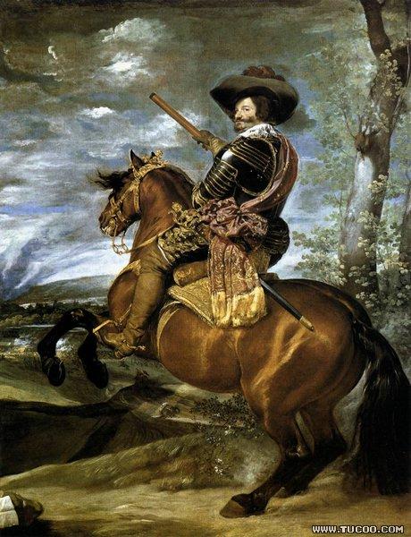 unknow artist The Count-Duke of Olivares on Horseback 1634 oil painting image